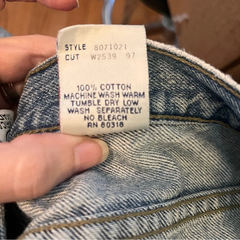 Vintage 90s Lucky Brand “Lucky You” Womens Jeans Classic Fit  Button Fly Sz 8/29 - Picture 7 of 8